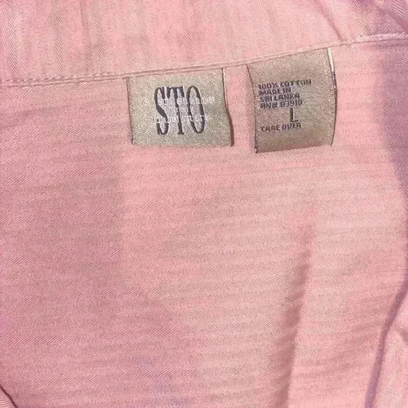 Susquehanna Trail Outfitters Cotton Pink Jacket Blazer size Large - Picture 5 of 7